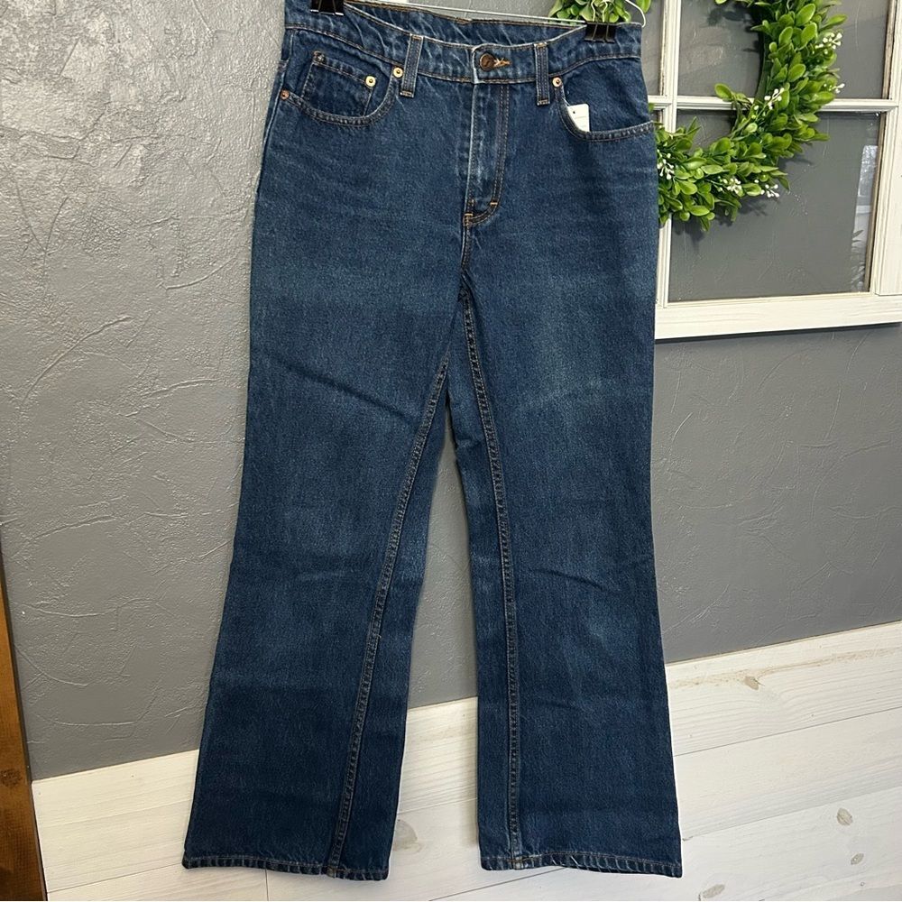 Jordache vintage relaxed straight leg Demin women's 11/12
